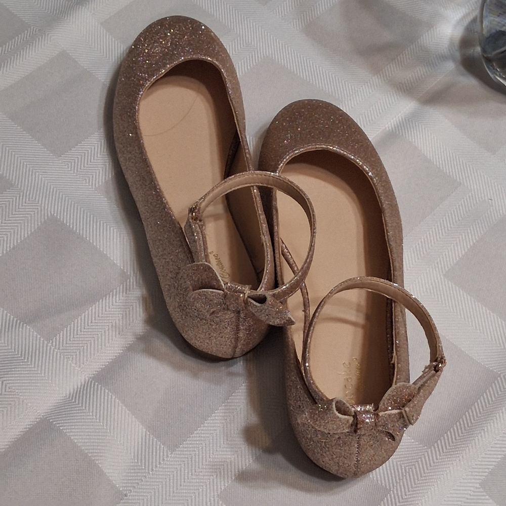 Cupcake Couture Glittery Flats Size 3